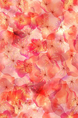 花鸟花卉印花花型图片