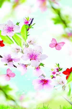 抽象印花花型图片