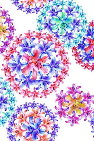 花团印花花型图片