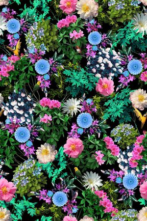 花卉印花花型图片