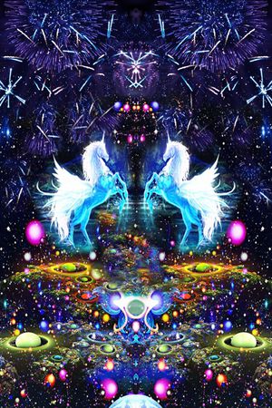 天空印花花型图片