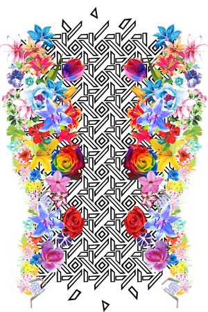 花卉印花花型图片