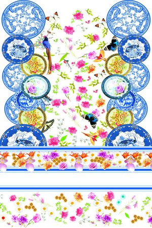 民族风印花花型图片
