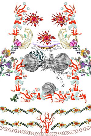 珠宝宝石印花花型图片