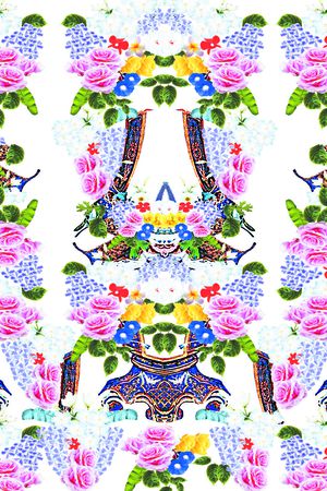 花卉印花花型图片