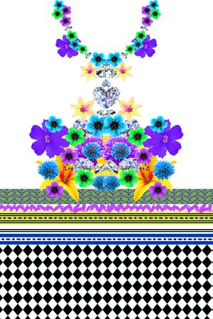 花卉印花花型图片