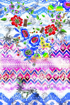 民族风印花花型图片