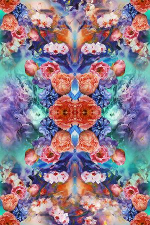 花卉印花花型图片