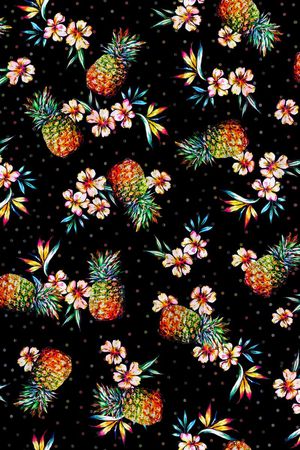 花卉印花花型图片