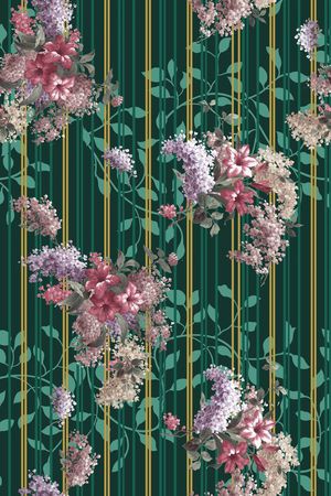 现代印花花型图片