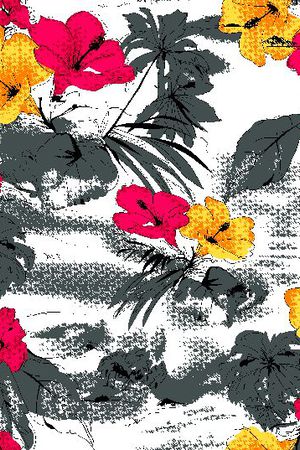 泳衣/内衣/服饰 面料花型印花花型图片