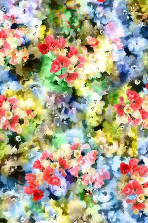花卉印花花型图片