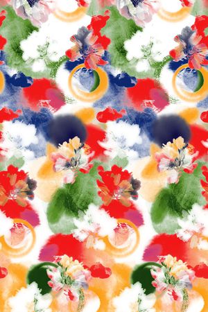 抽象印花花型图片