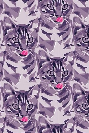 猫咪印花花型图片