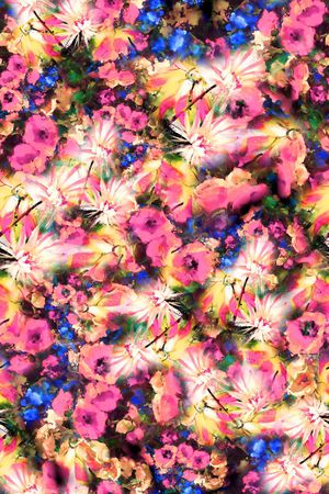 花卉印花花型图片
