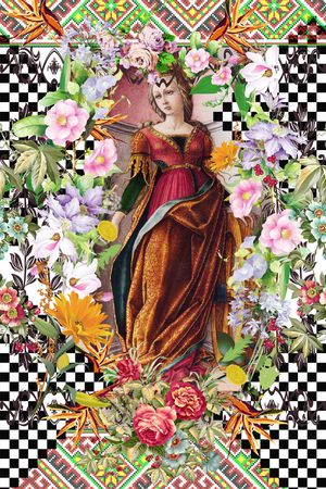 女装印花花型图片