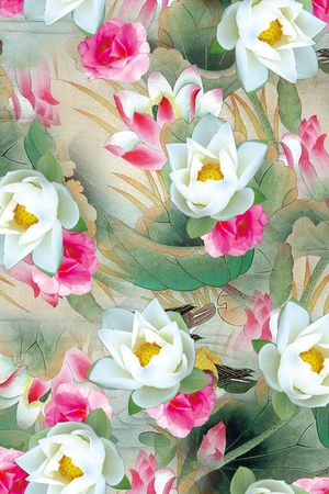 花卉印花花型图片