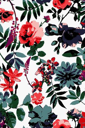 泳衣/内衣/服饰 面料花型印花花型图片
