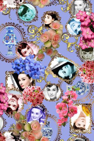 人像印花花型图片