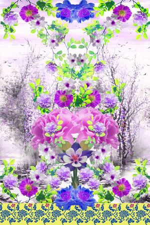 定位印花花型图片