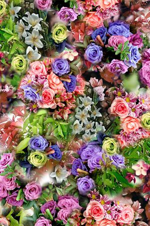 油画印花花型图片