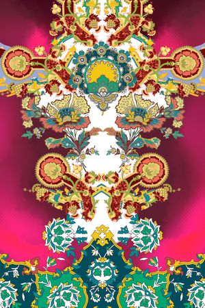民族风印花花型图片