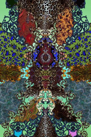 魔幻印花花型图片