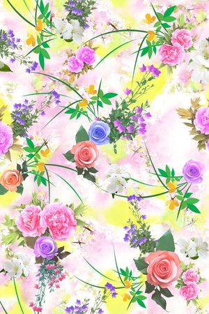 梦幻印花花型图片