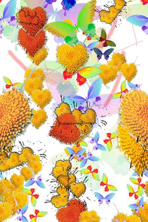 休闲印花花型图片