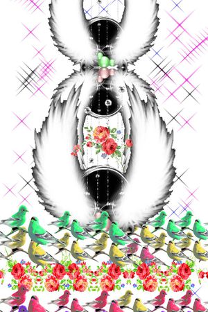 休闲印花花型图片