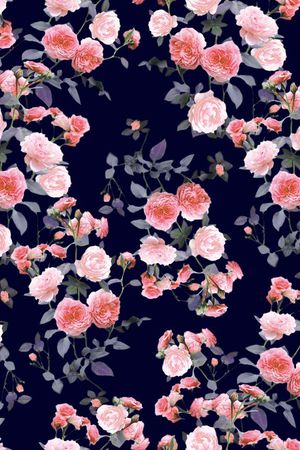 花卉印花花型图片