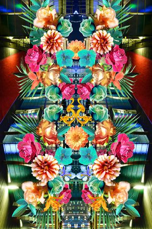 热带印花花型图片