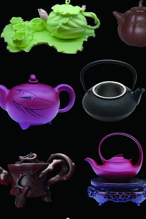 茶壶茶具印花花型图片