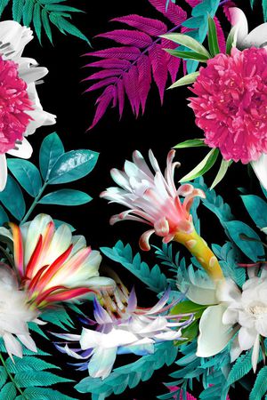 花卉印花花型图片
