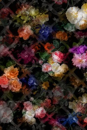 花卉印花花型图片
