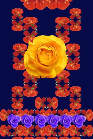 民族风印花花型图片