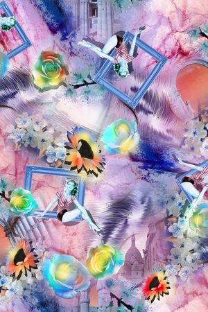 休闲印花花型图片