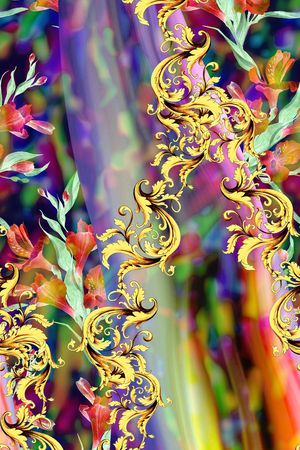 欧美风印花花型图片