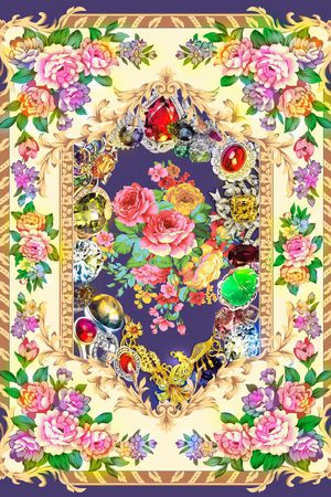 时尚印花花型图片