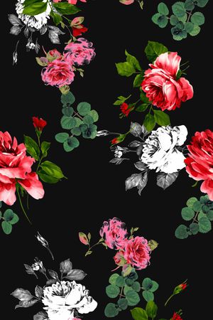 服装印花花型图片