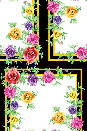 休闲印花花型图片