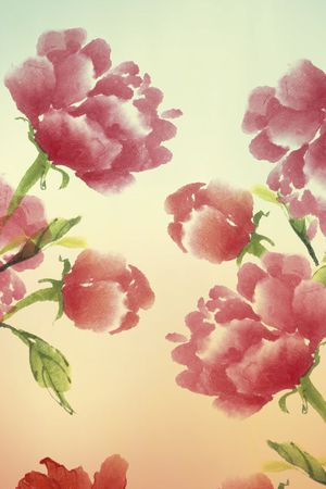 粉色印花花型图片