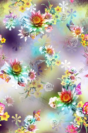 炫彩印花花型图片
