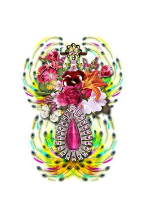 时尚印花花型图片