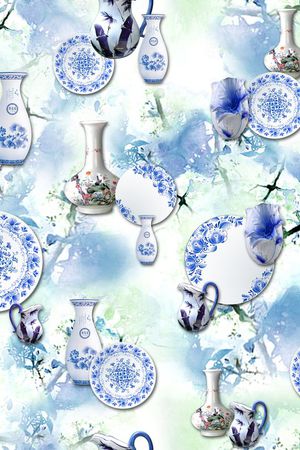 民族风印花花型图片