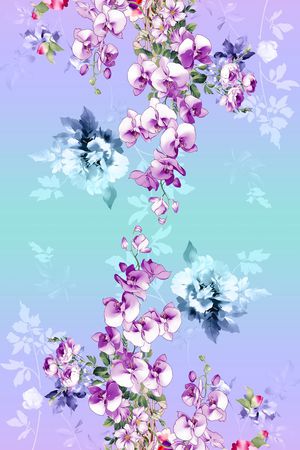 花卉印花花型图片