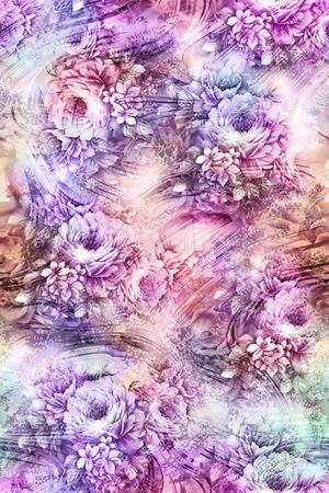 花卉印花花型图片