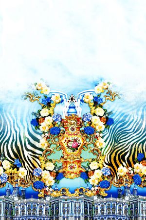 花朵印花花型图片