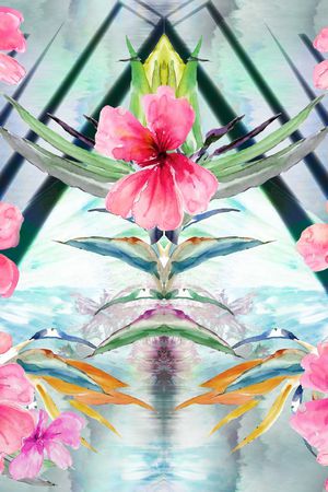 花卉印花花型图片