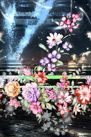 花卉印花花型图片